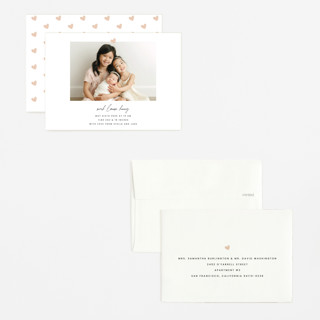 This is a camellia petite birth announcements with standard by Blustery August called camellia printing on signature in petite