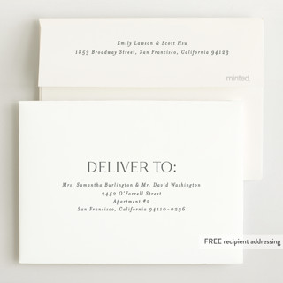 This is a cloud petite birth announcements with standard by Carolyn MacLaren called baby classic printing on signature in petite