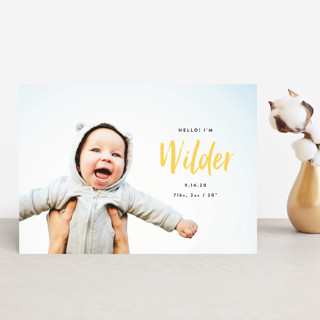 baby announcement postcards