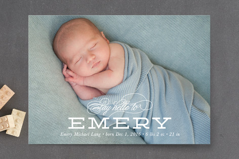 birth announcement postcards