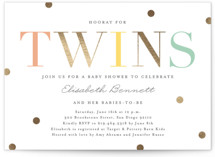 Twin Baby Shower Invitations Minted