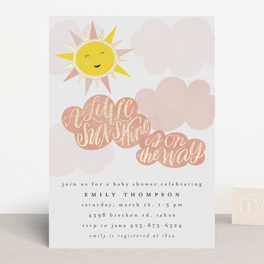 60's 70's Baby Shower Suite SURI Peace Love and Baby Shower Invitation