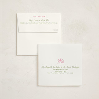 This is a garden glory foil stamped baby shower invitations with foil pressed by Creo Study called baby in bloom printing on signature in standard