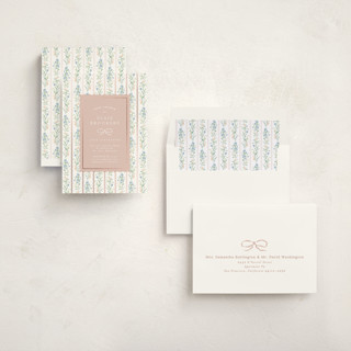 This is a peachy foil stamped baby shower invitations with foil pressed by Erin L. Wilson called dorothy printing on signature in standard