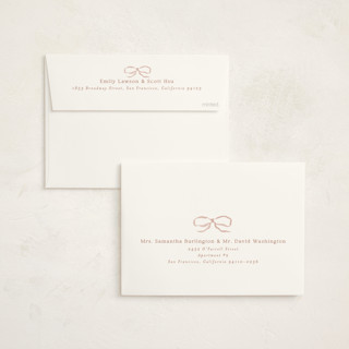 This is a peachy foil stamped baby shower invitations with foil pressed by Erin L. Wilson called dorothy printing on signature in standard
