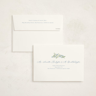 This is a sky foil stamped baby shower invitations with foil pressed by Paper Raven Co. called darling printing on signature in standard