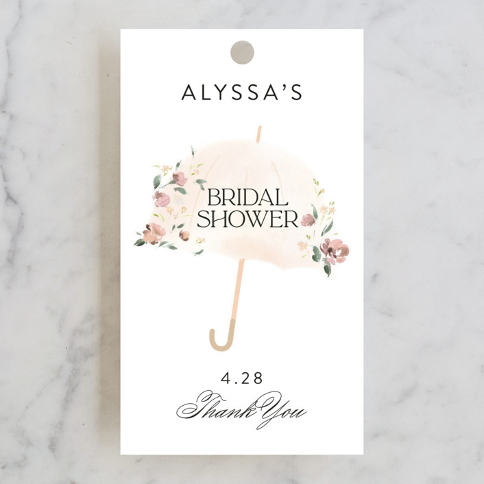 Bridal Shower Bridal Shower Favor Tags by Itsy Belle Studio Minted