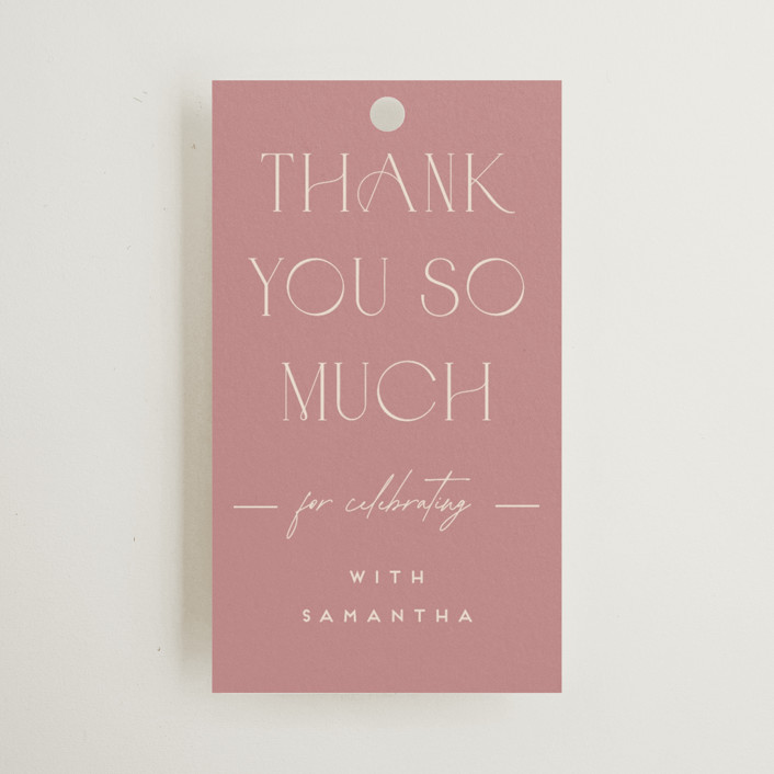 Bridal Brunch Bridal Shower Favor Tags by Erica Krystek Minted