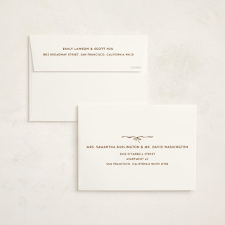 This is a cocoa baby shower invitations with standard by Deynaaz Daraei called okarche printing on signature in standard