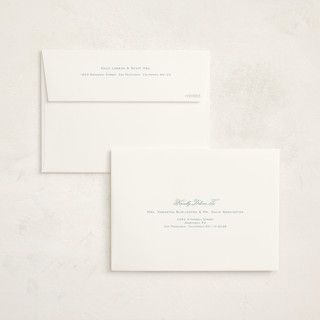 This is a french blue baby shower invitations with standard by Ashlee Townsend called the club crest printing on signature in standard