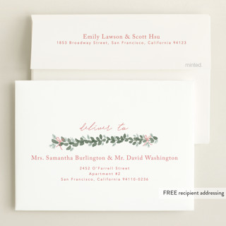 This is a candied grapefruit baby shower invitations with standard by Rebecca Durflinger called merry little stockings printing on signature in standard