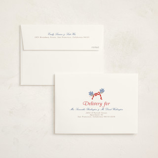 This is a apple baby shower invitations with standard by Erin L. Wilson called disney woodland gingham printing on signature in standard