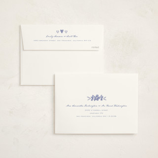 This is a bluebell baby shower invitations with standard by Leah Bisch called rattle pattern printing on signature in standard