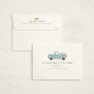 This is a lake baby shower invitations with standard by Karidy Walker called classic truck printing on signature in standard