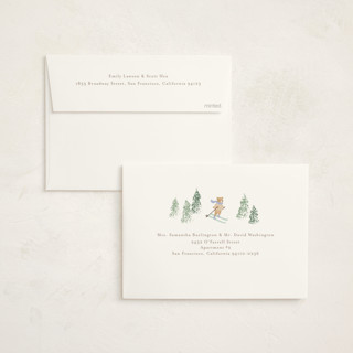 This is a frost baby shower invitations with standard by Jennifer Wick called apres bebe printing on signature in standard
