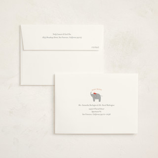 This is a berry baby shower invitations with standard by Angela Thompson called bonjour balloons printing on signature in standard