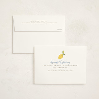 This is a ice baby shower invitations with standard by Teju Reval called lemon printing on signature in standard