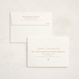 This is a melon baby shower invitations with standard by Heather Schertzer called nostalgic printing on signature in standard