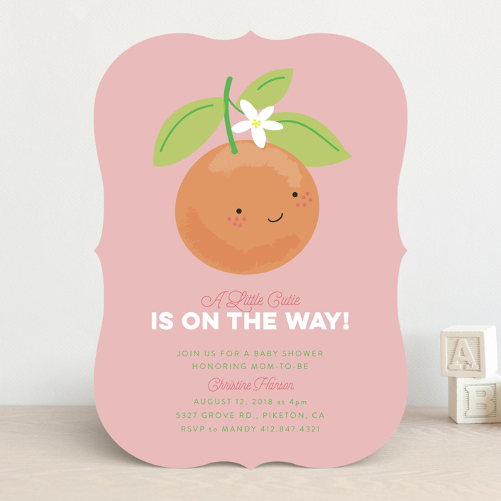 Little Cutie Baby Shower Invitations by Itsy Belle Studio Minted