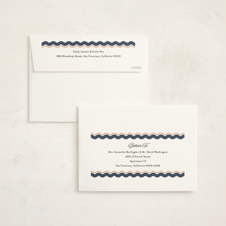 This is a lagoon baby shower invitations with standard by Nicoletta Savod called bijou printing on signature in standard