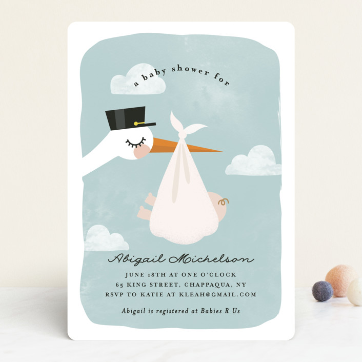 Special Delivery Baby Shower Invitations by Annie Holmquist Minted