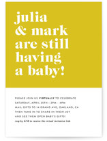 Baby Shower Invitations Minted