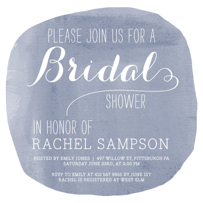 Simply Baby Bridal Shower Invitations by Penelope Poppy Minted