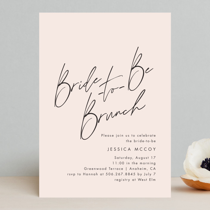 Jot It Down Bridal Shower Invitations by Amy Payne Minted