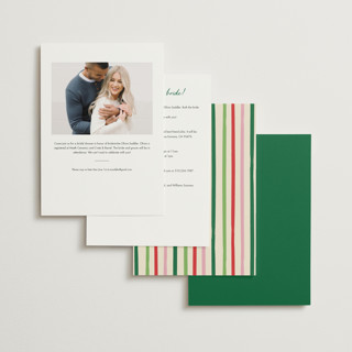 This is a pesto bridal shower invitations with standard by Sarah Rosenthal called bella vita printing on signature in standard