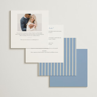 This is a sky bridal shower invitations with standard by Sarah Rosenthal called oh la love! printing on signature in standard