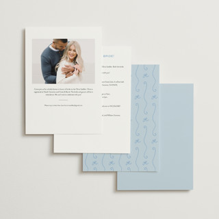 This is a coastal bridal shower invitations with standard by Creo Study called vintage par-tea printing on signature in standard