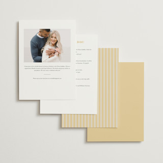 This is a sunshine bridal shower invitations with standard by Elly called sunny brunch printing on signature in standard
