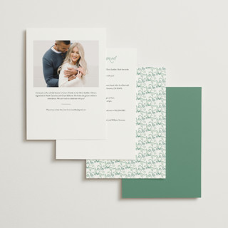 This is a mint bridal shower invitations with standard by Itsy Belle Studio called clara printing on signature in standard