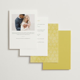 This is a island citrus bridal shower invitations with standard by Pixel and Hank called coastal drift printing on signature in standard