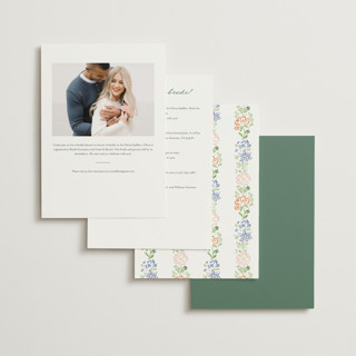 This is a meadow bridal shower invitations with standard by Petra Kern called this day printing on signature in standard