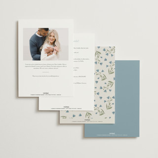 This is a bluebell bridal shower invitations with standard by Iveta Angelova called floral frame printing on signature in standard