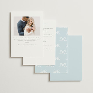 This is a cornflower bridal shower invitations with standard by Itsy Belle Studio called brianna printing on signature in standard