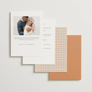 This is a carrot bridal shower invitations with standard by Jelena Vuletic called sapori printing on signature in standard