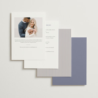 This is a luna blue bridal shower invitations with standard by Pixel and Hank called elegant moon printing on signature in standard