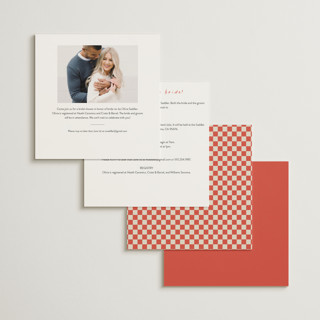 This is a tomato bridal shower invitations with standard by Sherley Ferreira called that's amore printing on signature in standard