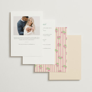 This is a grass bridal shower invitations with standard by Sarah Rosenthal called out east printing on signature in standard