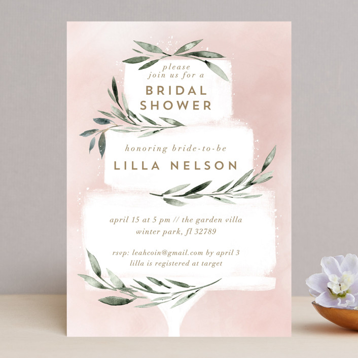 Sweet Bride Bridal Shower Invitations by Petra Kern Minted