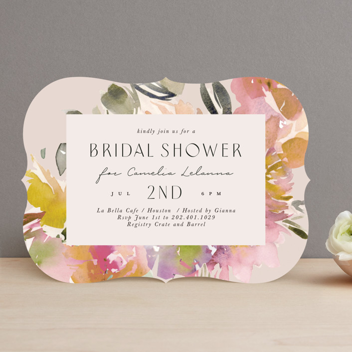 Bouquet Bridal Shower Invitations by Lori Wemple Minted