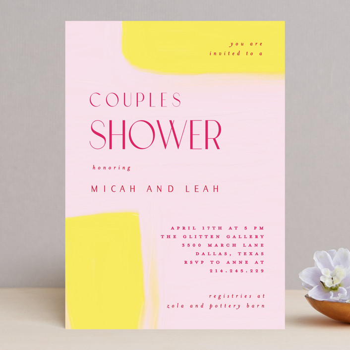 Bright Bridal Shower Invitations by Maja Cunningham Minted