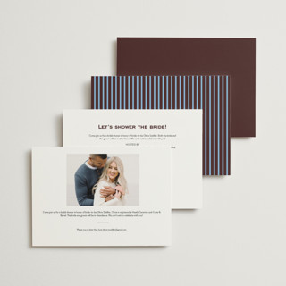 This is a fig bridal shower invitations with standard by Megan Davis called aperitif printing on signature in standard