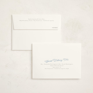This is a powder baby thank you cards with standard by Cindy Reynolds called bundle of sweetness printing on signature in standard