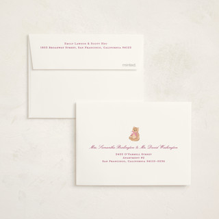 This is a ballet baby thank you cards with standard by Sarah Knight called bow printing on signature in standard