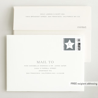 This is a moon wedding thank you cards with standard by Megan Davis called canvas printing on signature in standard