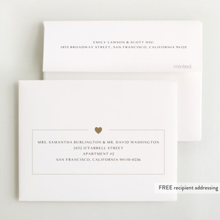 This is a ink baby thank you cards with foil pressed by Kasia Labocki called lovely printing on strathmore in standard