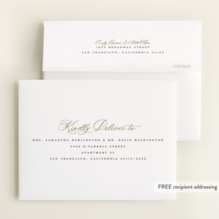 This is a sugar baby thank you cards with foil pressed by Pixel and Hank called now introducing printing on strathmore in standard